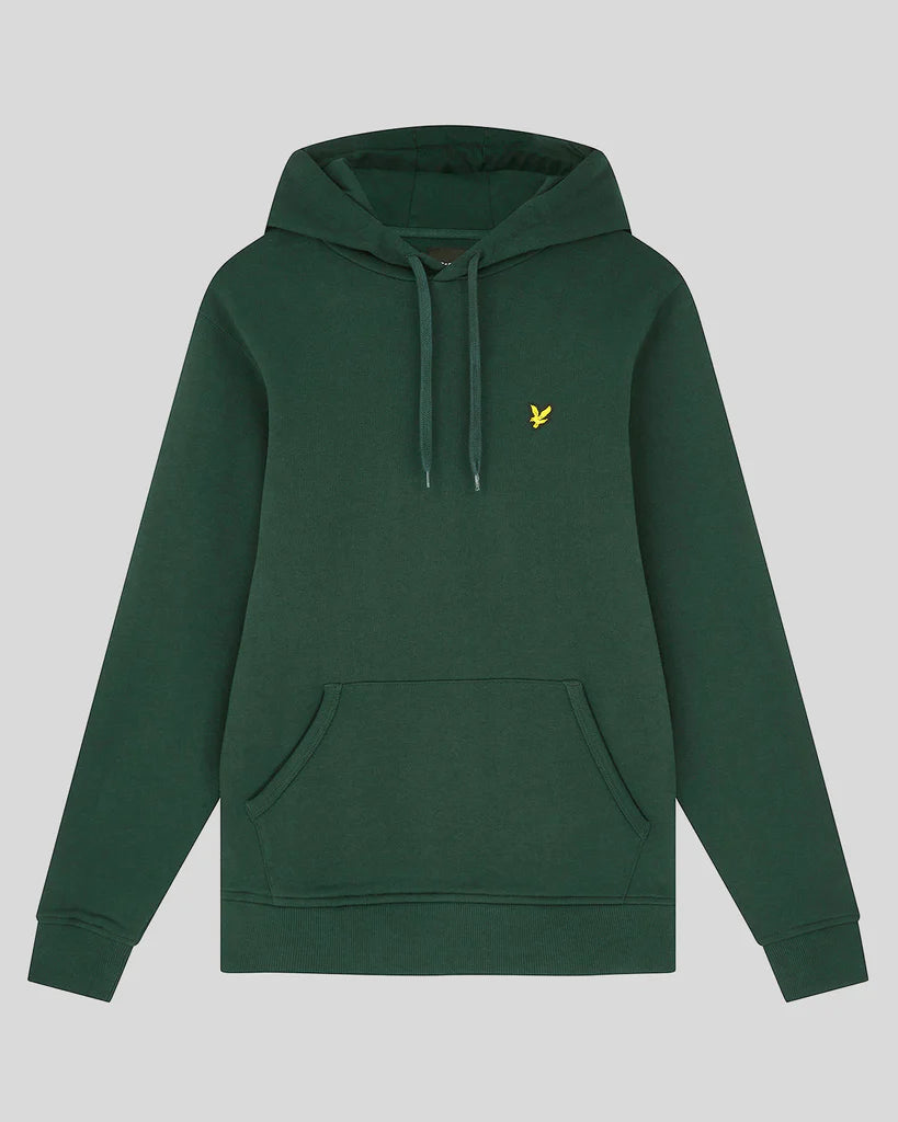 LYLE & SCOTT Felpa Uomo con cappuccio in cotone loopback Verde