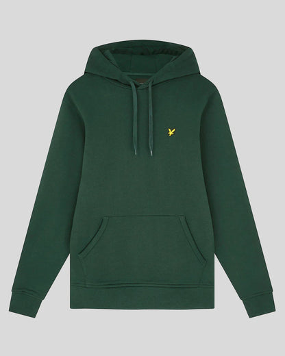 LYLE & SCOTT Felpa Uomo con cappuccio in cotone loopback Verde
