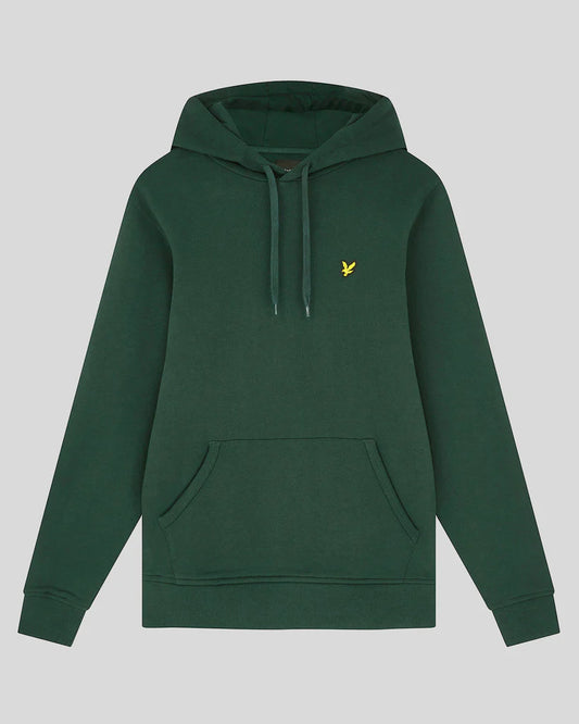 LYLE & SCOTT Felpa Uomo con cappuccio in cotone loopback Verde