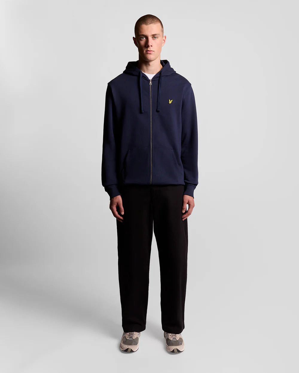 Lyle & Scott · Felpa uomo regular fit zip blu