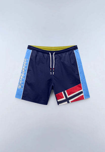 Napapijri · Costume Reflect uomo stampa bandiera blu