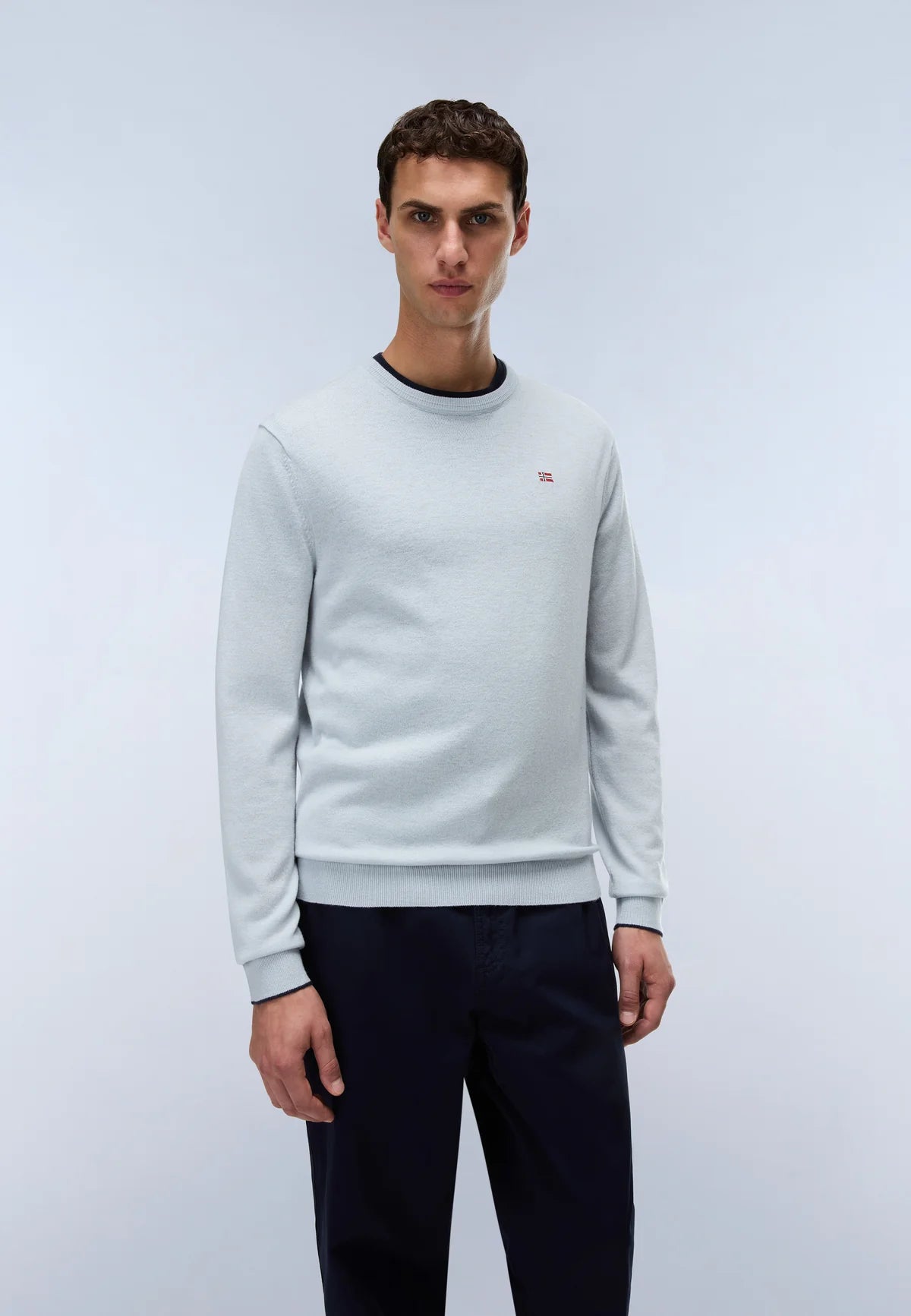 Napapijri · Maglione Damavand uomo girocollo lana merino
