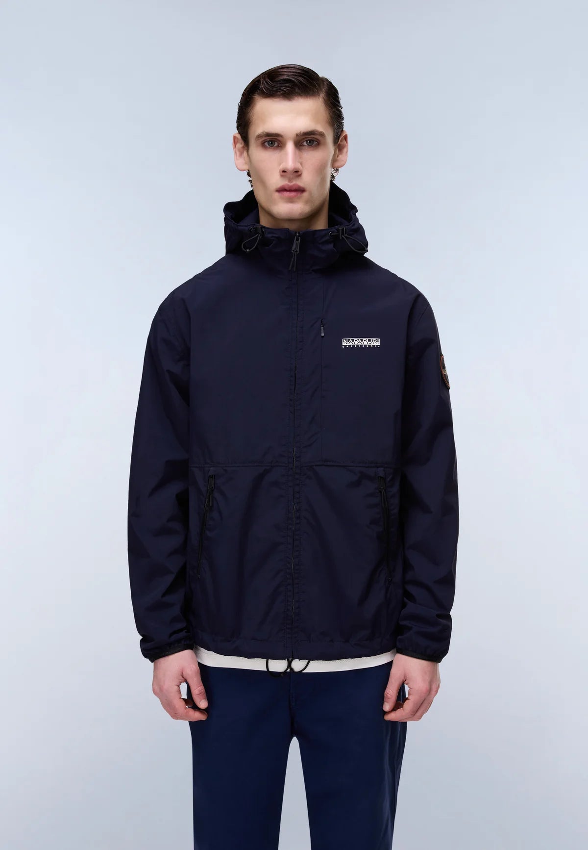 Napapijri · Giacca Tundra uomo cappuccio estiva blu