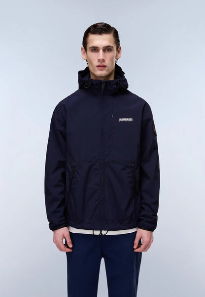 Napapijri · Giacca Tundra uomo cappuccio estiva blu