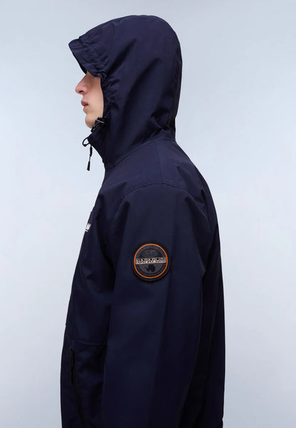 Napapijri · Giacca Tundra uomo cappuccio estiva blu