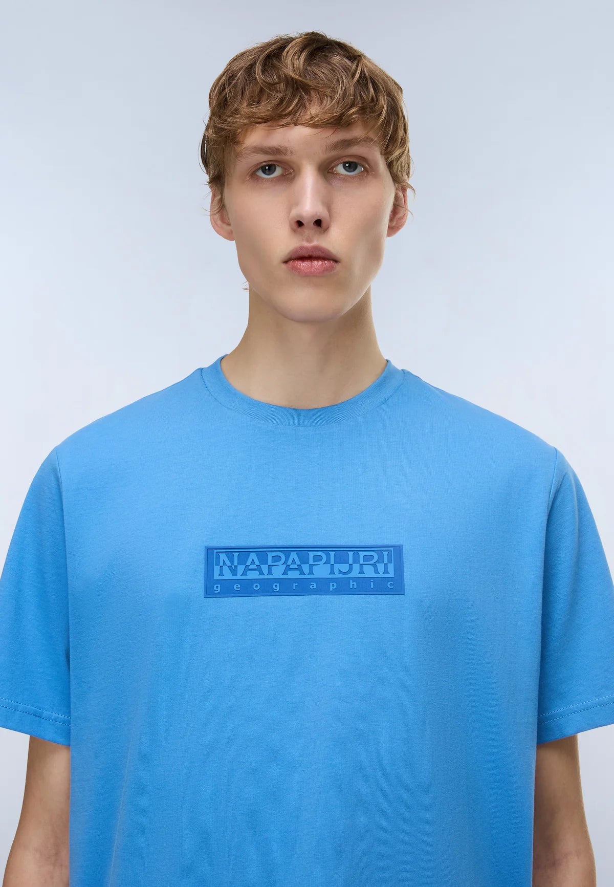 Napapijri · T-shirt SS-Box Logo uomo relaxed