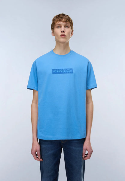 Napapijri · T-shirt SS-Box Logo uomo relaxed