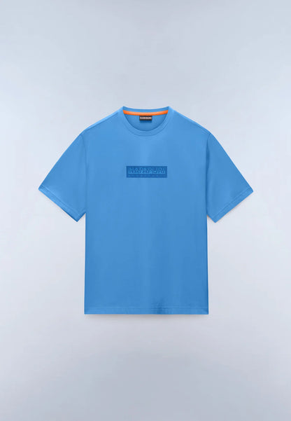 Napapijri · T-shirt SS-Box Logo uomo relaxed