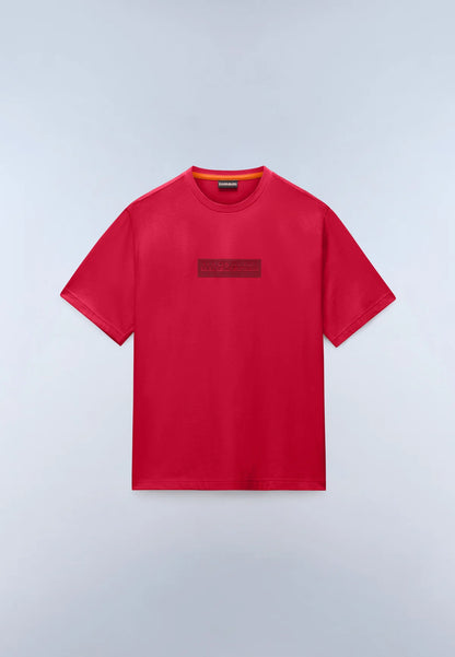 Napapijri · T-shirt SS-Box Logo uomo relaxed