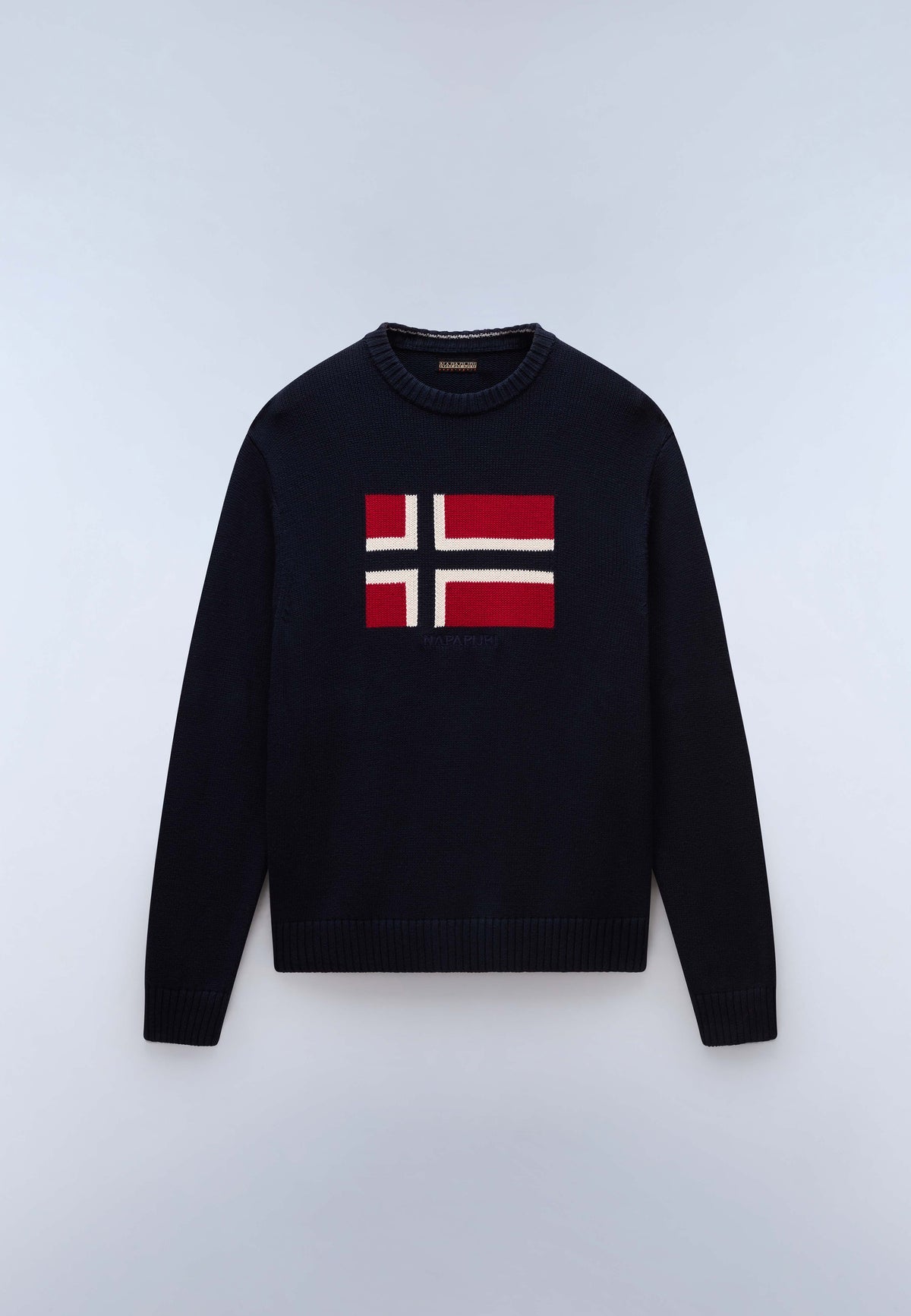 Napapijri · Maglione Mura uomo bandiera norvegese cotone organico