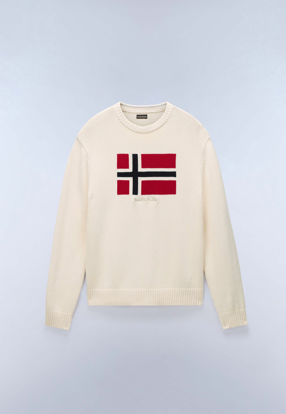 Napapijri · Maglione Mura uomo bandiera norvegese cotone organico