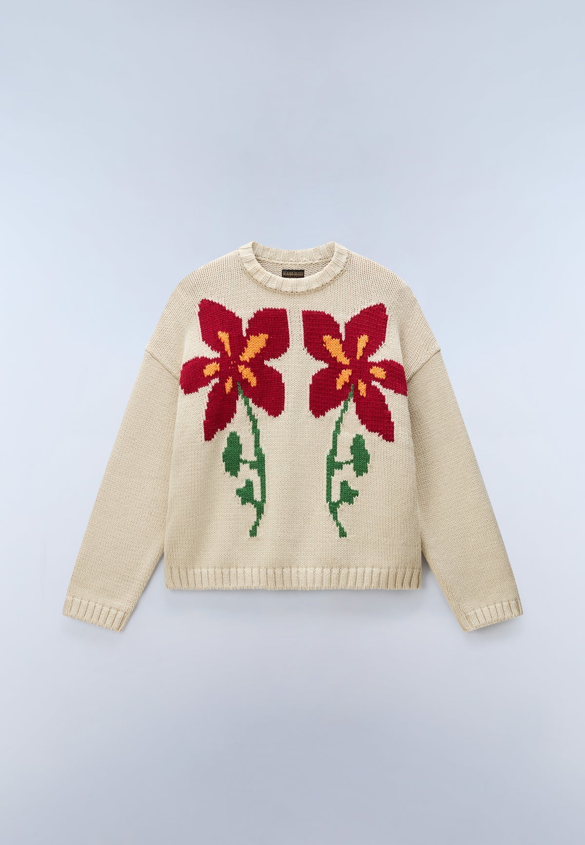 Napapijri · Maglione Bloom donna oversize floreale cotone