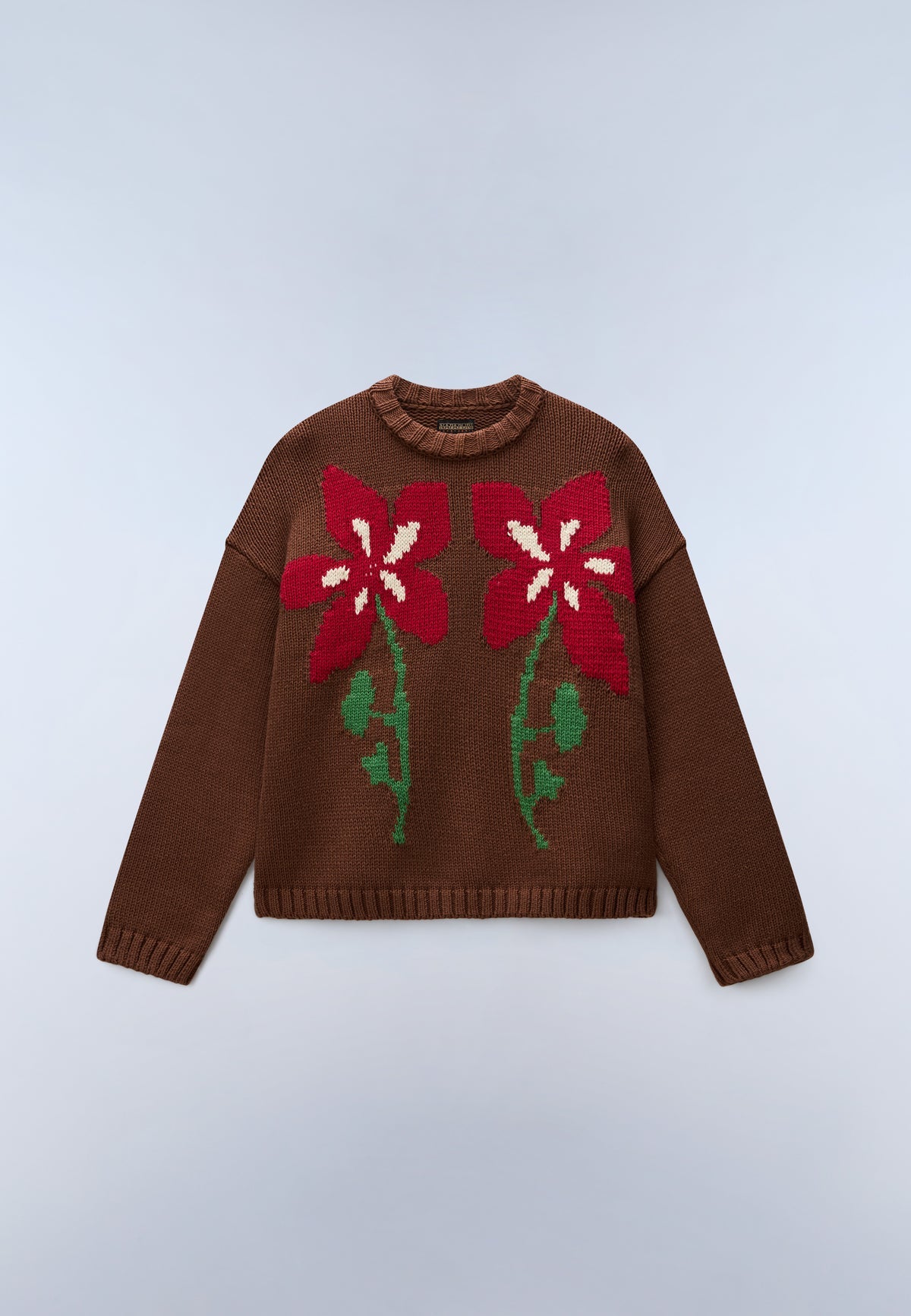 Napapijri · Maglione Bloom donna oversize floreale cotone