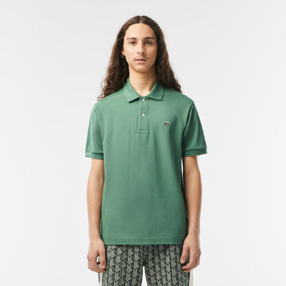Polo Uomo Manica Corta Lacoste L1212 Verde KX5