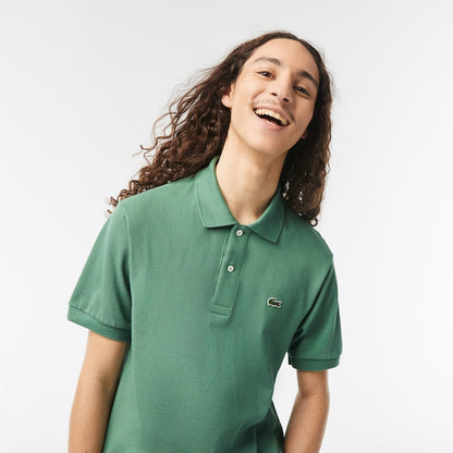 Polo Uomo Manica Corta Lacoste L1212 Verde KX5