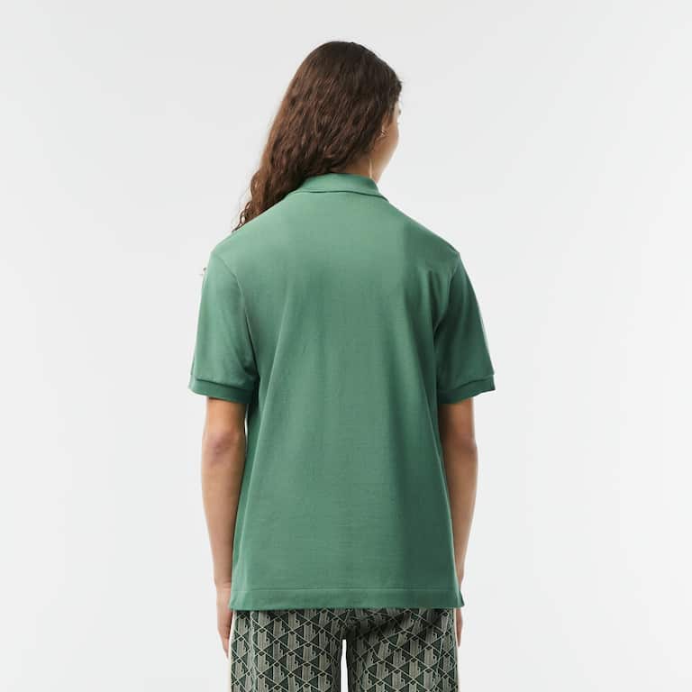 Polo Uomo Manica Corta Lacoste L1212 Verde KX5