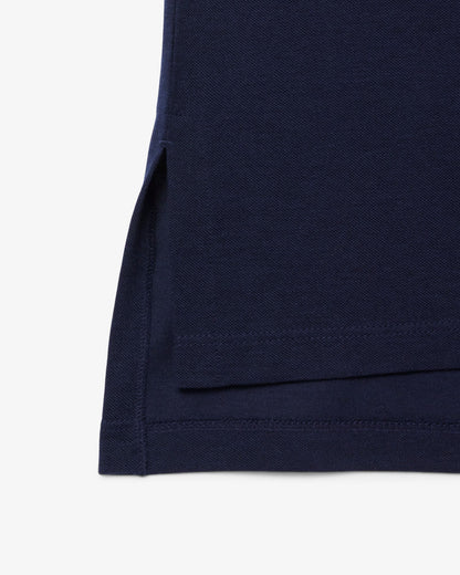 LACOSTE Polo Donna Relaxed fit in Piqué fluido manica corta Blu