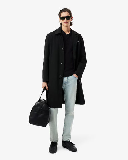 Lacoste Polo Uomo Slim Fit Piqué Manica Corta Nero