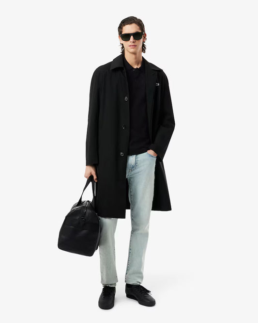 Lacoste · Polo uomo manica corta slim piqué nero