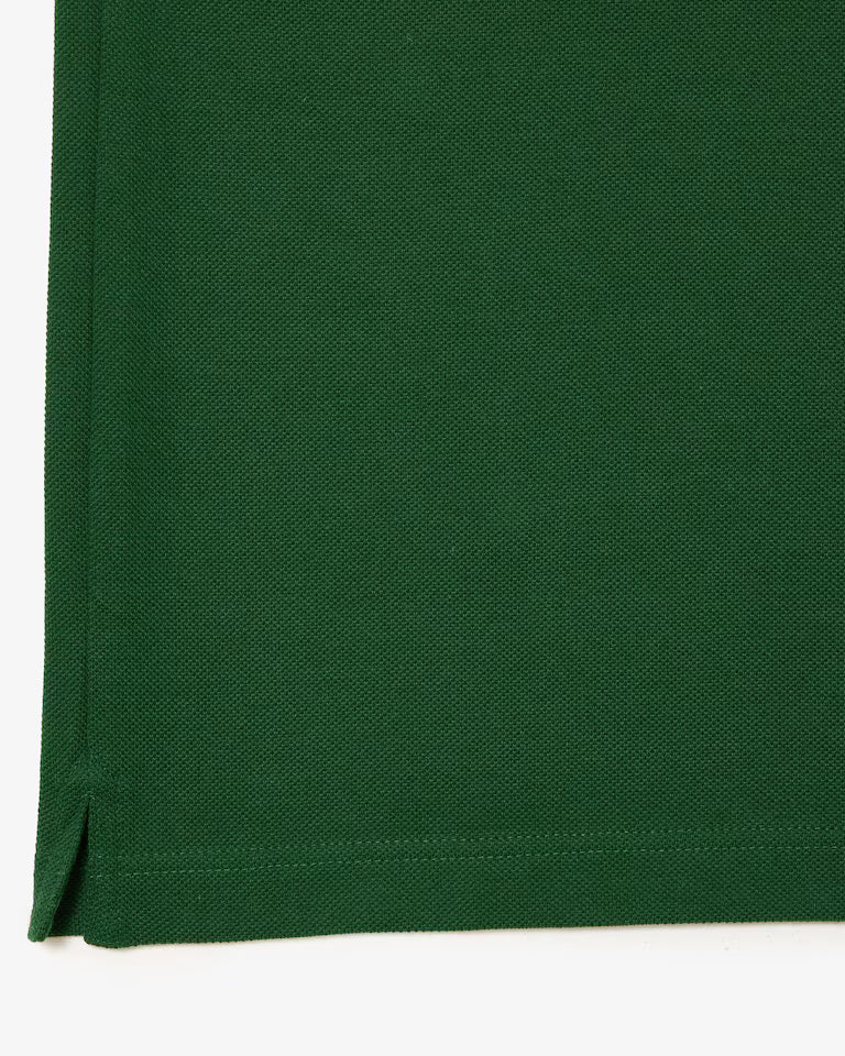 Lacoste Polo Uomo Slim Fit Piqué Manica Corta Verde