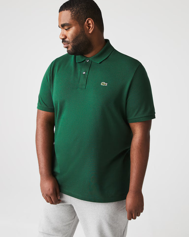 Lacoste Polo Uomo Slim Fit Piqué Manica Corta Verde