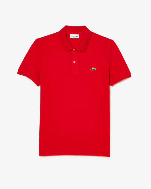 Polo Uomo Lacoste PH4012 L.12.12 Slim Fit Piqué Manica Corta Rosso 240