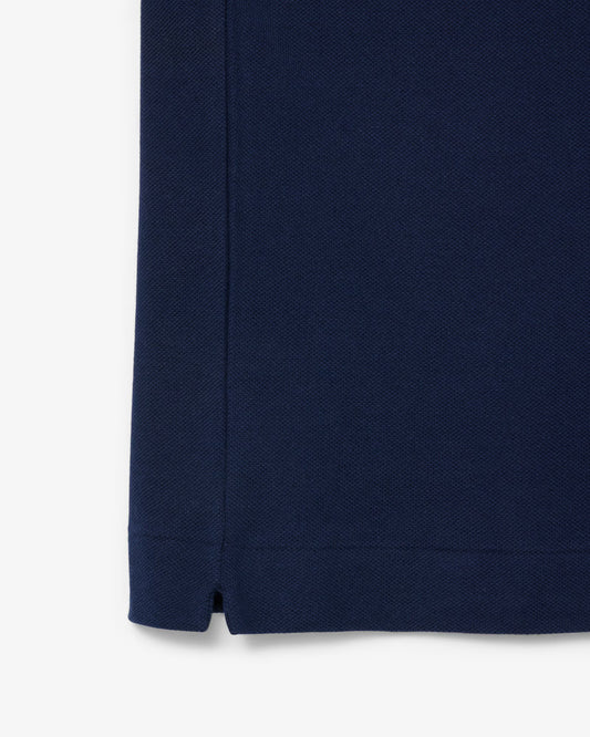 LACOSTE Polo Uomo Classic Fit con Tasca e Bordi a Contrasto Blu