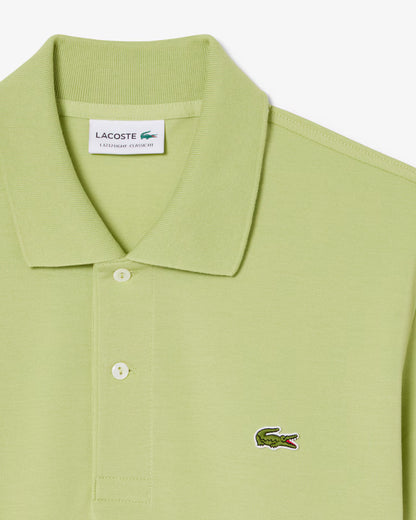 Lacoste · Polo L1212 uomo manica corta piqué verde chiaro