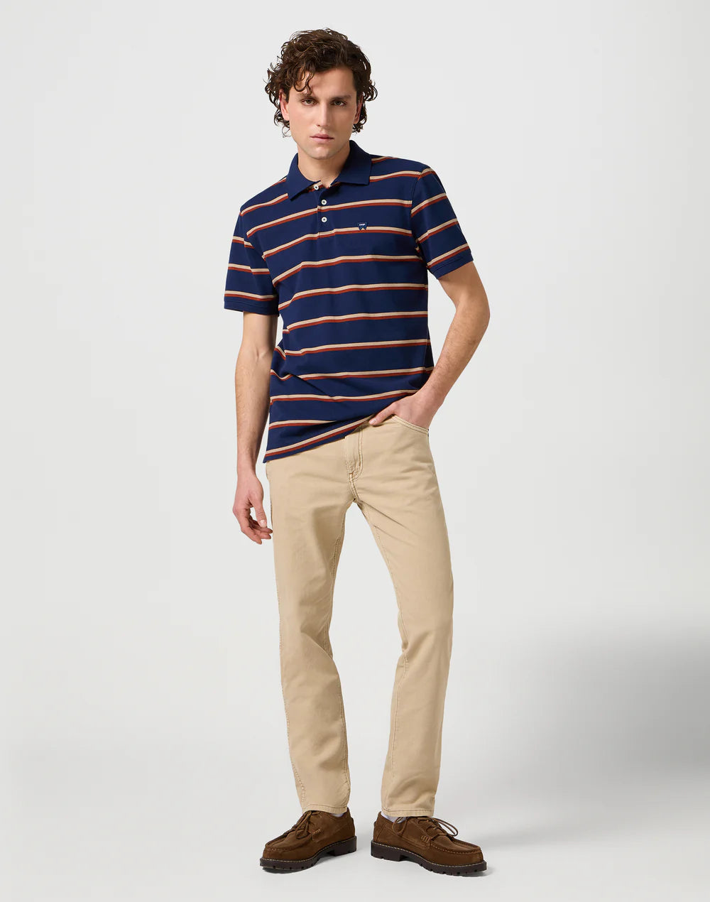 Wrangler · Pantalone Larston uomo slim lino e cotone