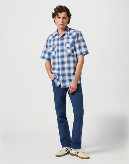 Wrangler · Pantalone Larston uomo slim lino e cotone