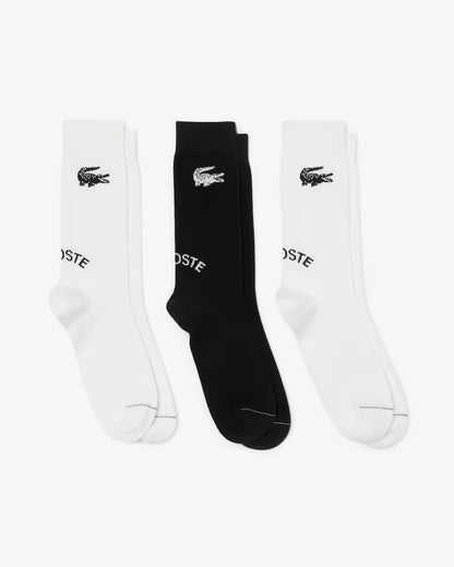 LACOSTE Calzini in cotone a intarsio