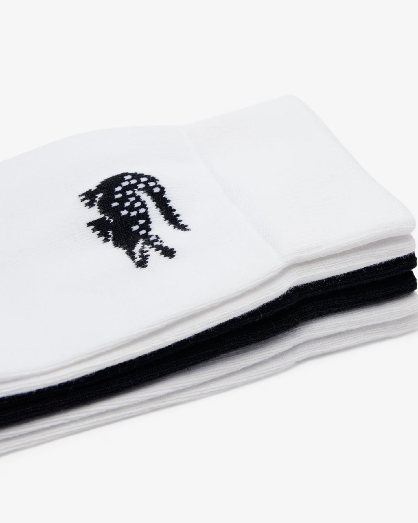 LACOSTE Calzini in cotone a intarsio