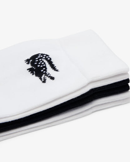 LACOSTE Calzini in cotone a intarsio