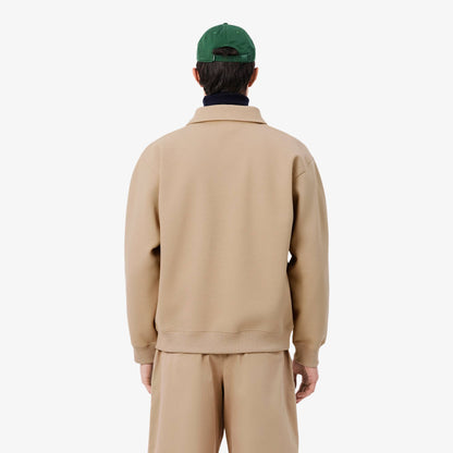 Lacoste felpa colletto polo SH9450 Beige 02S - retro