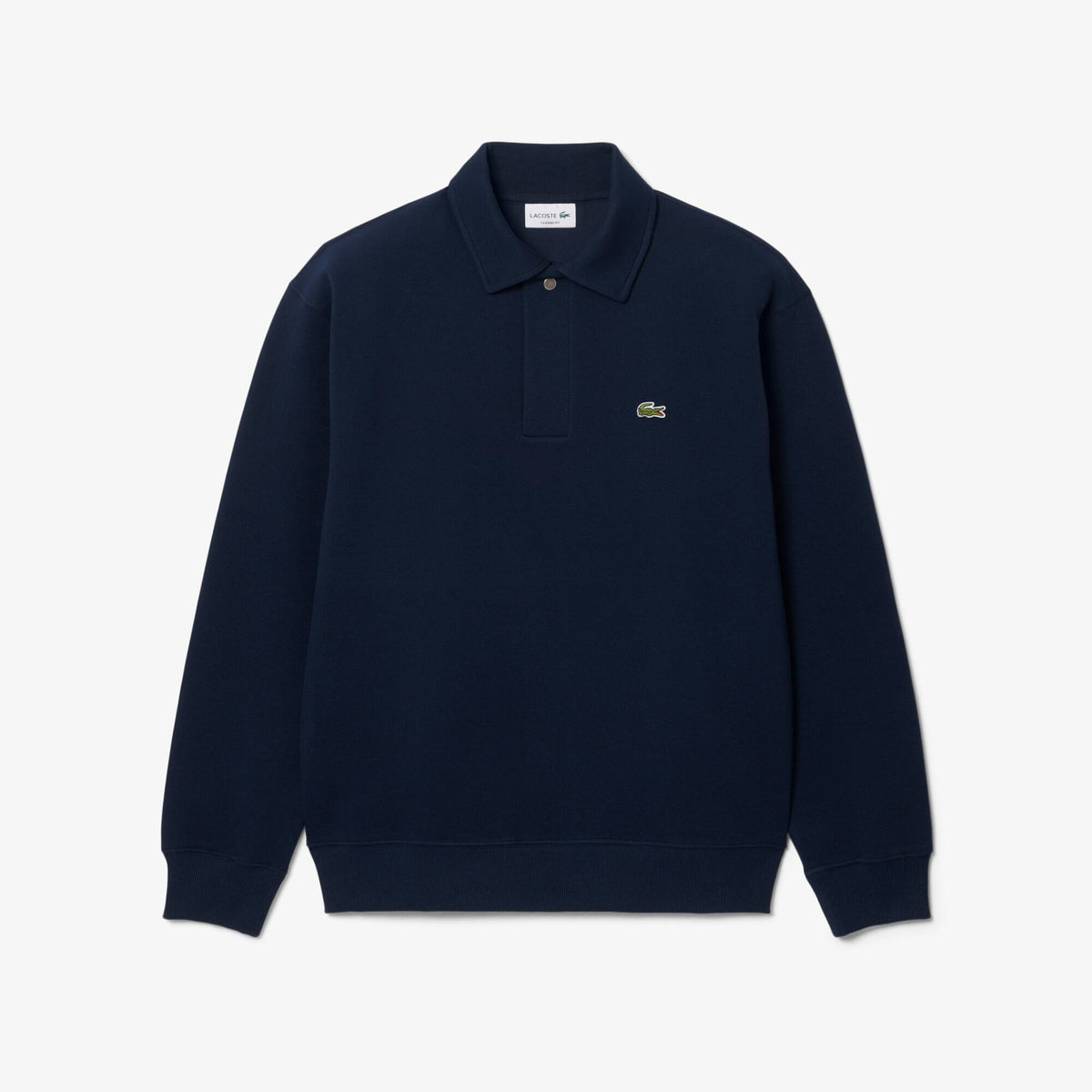 Lacoste felpa colletto polo SH9450 Blu navy 166 - fronte