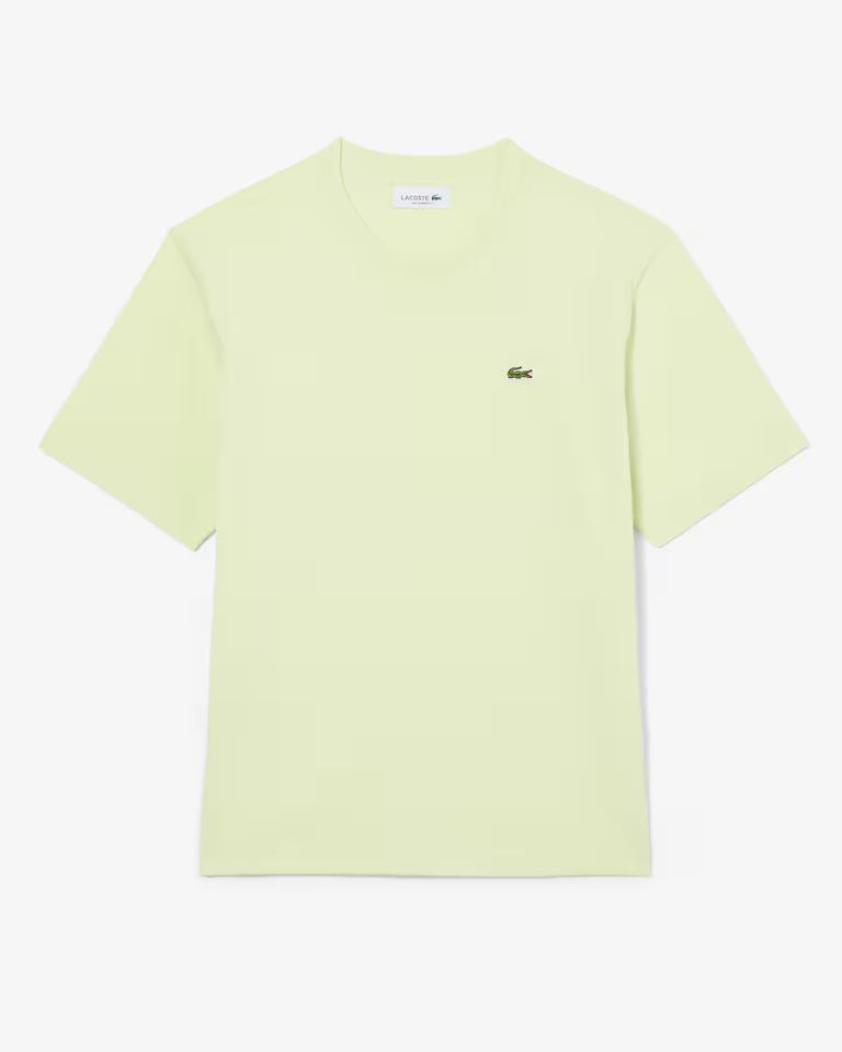 Lacoste T-Shirt Donna Manica Corta in Cotone Pima Verde