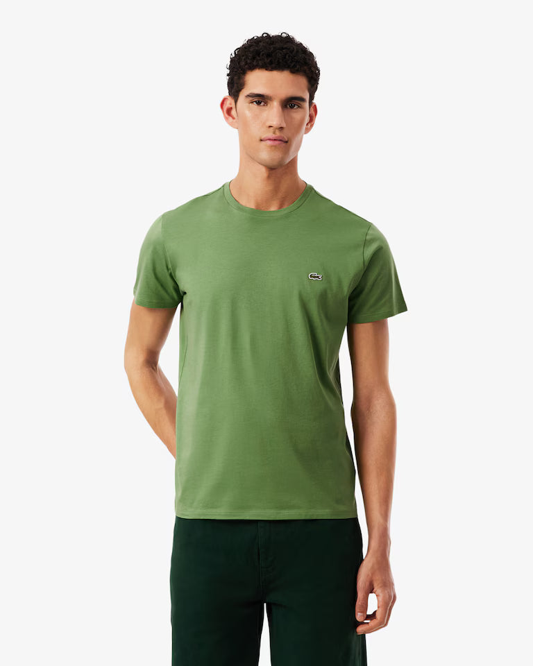Lacoste · T-shirt uomo cotone pima verde