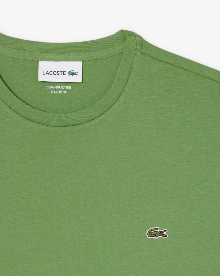 Lacoste · T-shirt uomo cotone pima verde