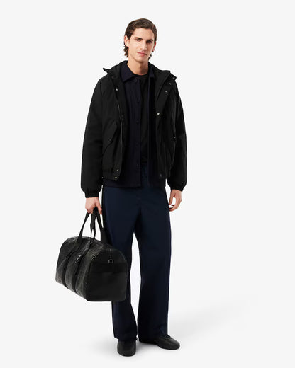 LACOSTE T-Shirt Uomo Manica Corta Scollo V Lacoste Cotone Pima Nero