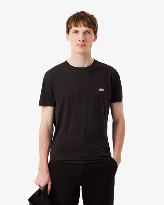 Lacoste · T-shirt uomo cotone pima marrone
