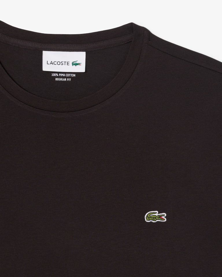 Lacoste · T-shirt uomo cotone pima marrone