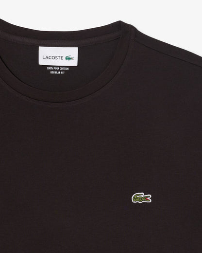 Lacoste · T-shirt uomo cotone pima marrone