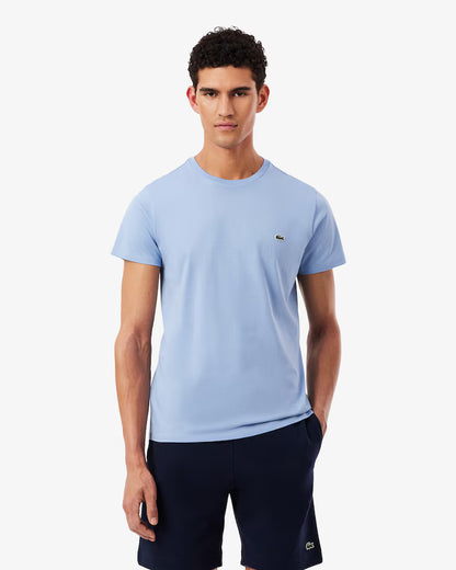 Lacoste · T-shirt uomo cotone pima celeste