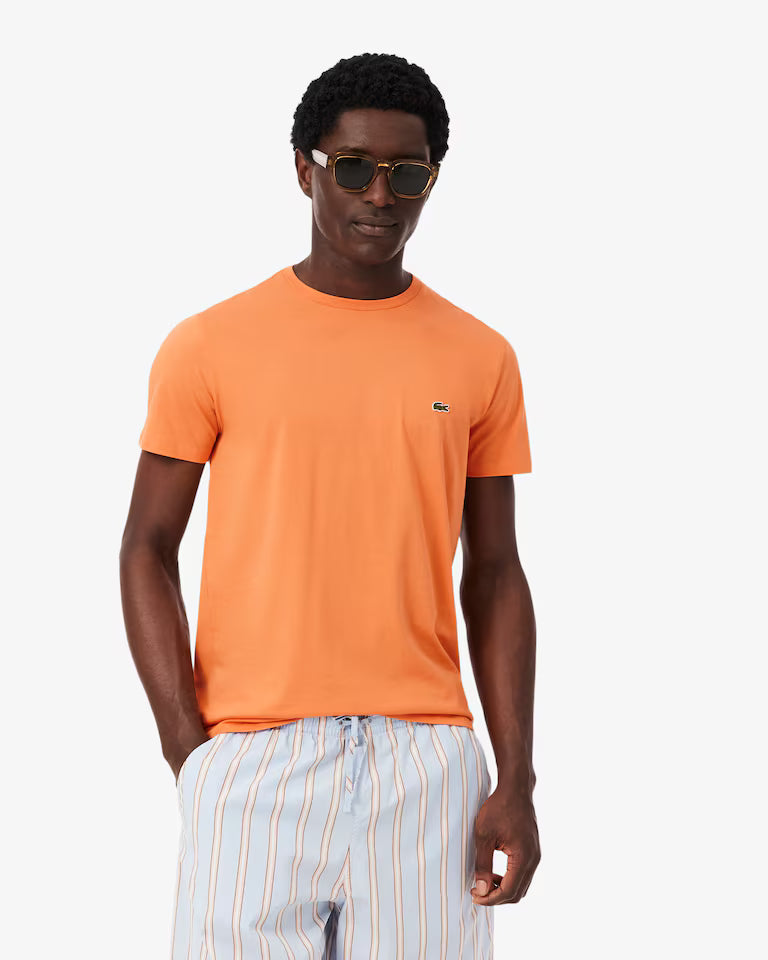 Lacoste · T-shirt uomo cotone pima arancione