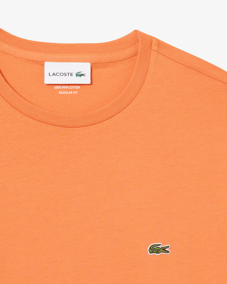 Lacoste · T-shirt uomo cotone pima arancione