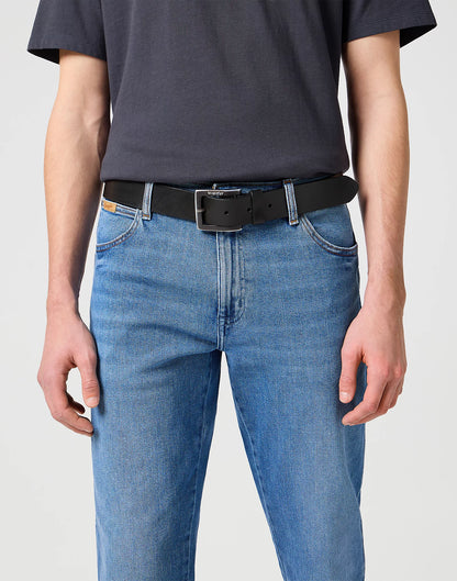 WRANGLER Cintura Uomo in pelle crosta con fibbia metallica ossidata