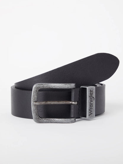 WRANGLER Cintura Uomo in pelle crosta con fibbia metallica ossidata