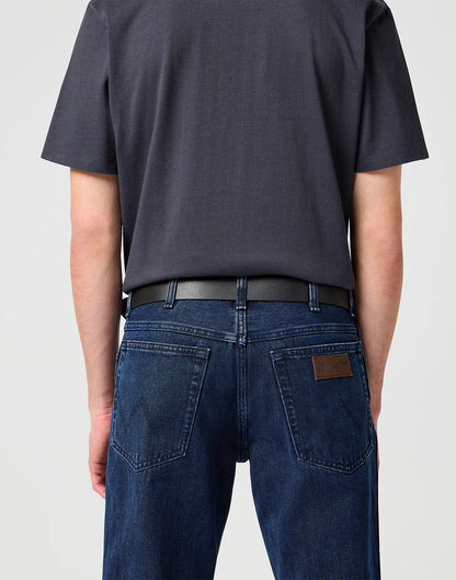 WRANGLER Cintura Uomo in pelle crosta con fibbia metallica ossidata