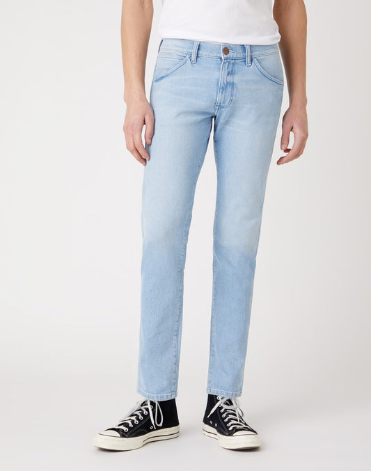 Jeans Uomo Wrangler Bryson 813 Skinny W14X ZH 280 Clear Blue