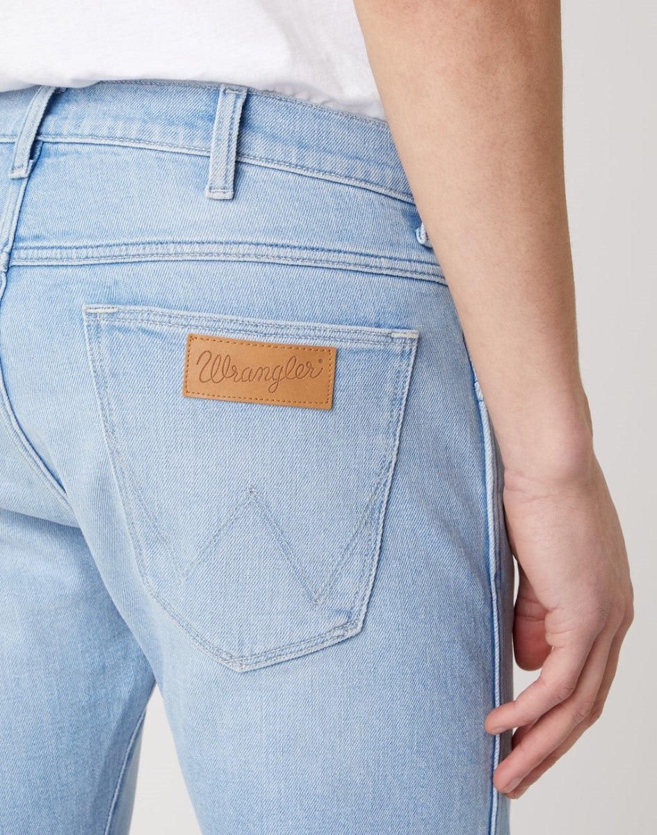 Wrangler Jeans Uomo Skinny Clear Blue Bryson